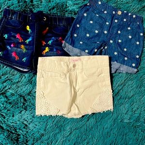 Girls Jean shorts. Size 6.